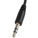 23 cm 3.5 mm dual connector plug male - female adapter jack stereo audio ca