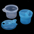 2xBaby Milk Powder Formula Dispenser Food Container Pot Storage Feeding Box