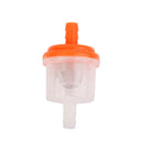 2 Pieces Plastic Universal Motorcycle Inline Fuel Filter for Scooter Repair