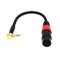 3 Pin XLR Female to Right Angle 3.5mm Stereo Jack Mic Audio Cable