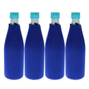 4pcs Zipper Water Bottle Coolers Insulators Holder Cosy Wedding Party Favour