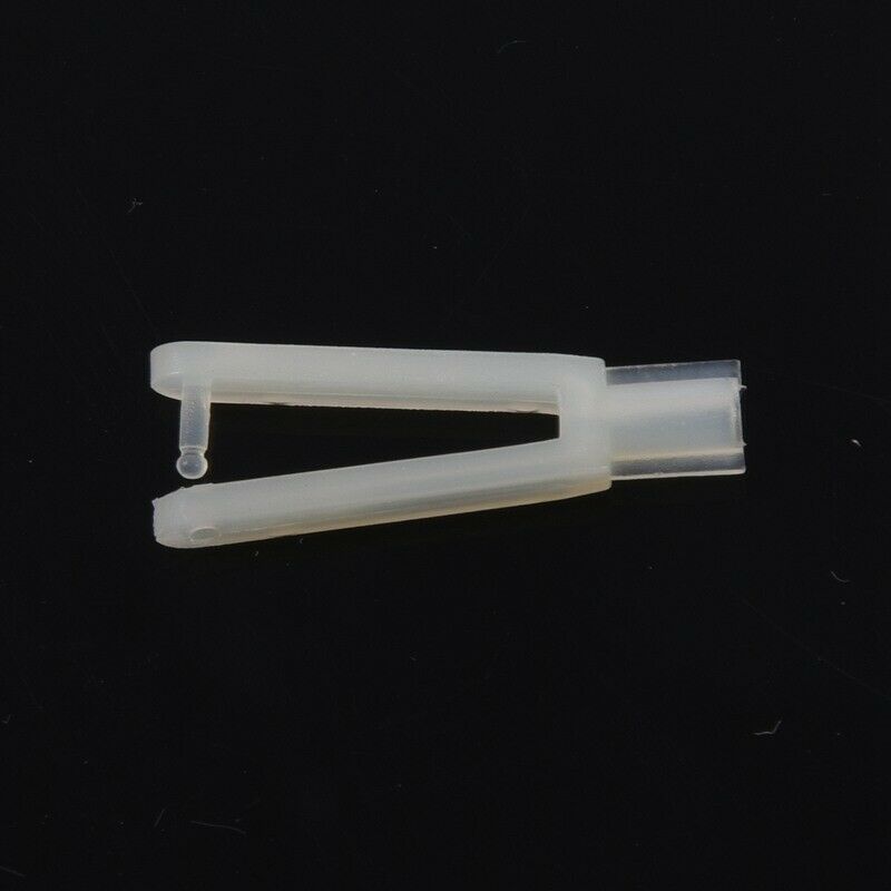 6pcs 2mm Dia Push Rod RC Plane Boat Car Rudder Servo Nylon Clevis Clip Whit Z4E2