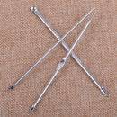 3pc Stainless Blackhead Acne Comedone Spot Extractor Remover Face Clean Tool Kit