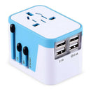 Power Plug Adapter International Travel - WITH 4 USB Ports work - 100-250V  Z3C4