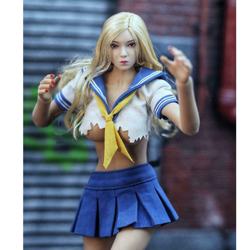 1/6 Scale Lady Girl Skirt School Uniform Outfit Set for 12 "PH Figur