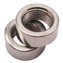2 Pieces Stainless Steel O2 Oxygen Sensor Exhaust Bung Nut M18x1.5mm Threads