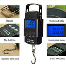 Digital Fishing Luggage Scale Postal Hanging Hook Electronic Weighing Scale 50kg