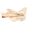 1X Women Shiny Golden Butterfly Hair Clip Headband Hair Accessories Headpiece  Z