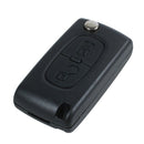 2 buttons foldable key shell for remote PEUGEOT207 307 308 407 & CITROEN C2 J5D9