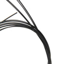 2 Sets Strings Nylon Black Transparent Replacement Part for Ukulele Guitar