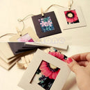 10Pcs 3'' Paper Photo Flim Frame Wall Picture Album DIY Hanging + Rope Camp