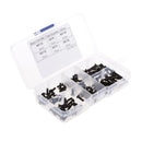 120Pcs M3 Carbon Steel Head Hex Socket Cap Bolts Screws Assortment Kit