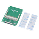 Compact Flash CF Memory Card to 1.8 inch CE ZIF SSD HDD Adapter with 2 Cables,