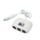 Multifunctional dual usb car car phone charger one drag three cigarette lig