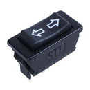 Car Vehicle Black Plastic Momentary 5 Pins Power Window Master Switch