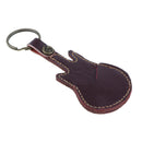 Keychain Guitar Holder Pickholder Plectrum Holder New Picks Leather, Black