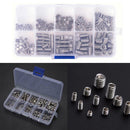 200pcs Stainless Steel Hex Socket Set Screw Grub Screws Assortment Kit M3-M8 s g