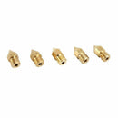 19PCS Brass Extruder Nozzle Print Head For MK8 Makerbot Reprap Printer To MNW