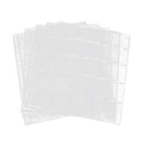 10 Sheet Clear Coin Holder Capsules Album Storage Page Sheet Protector