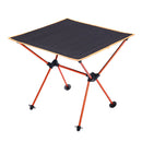 Aluminium Alloy Camping Foldable Table Tavel Picnic Portable Desk Orange