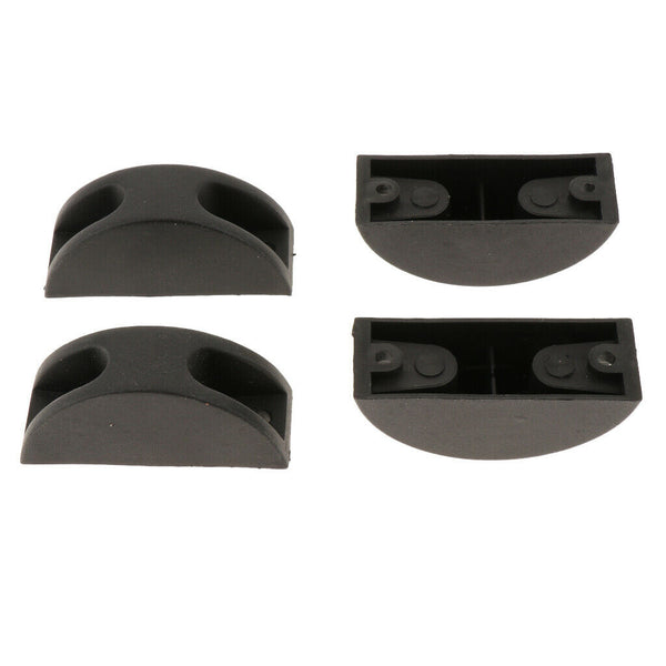 2 Pairs Plastic Stud Feet Footstand Replacement for Luggage/Bag High Quality