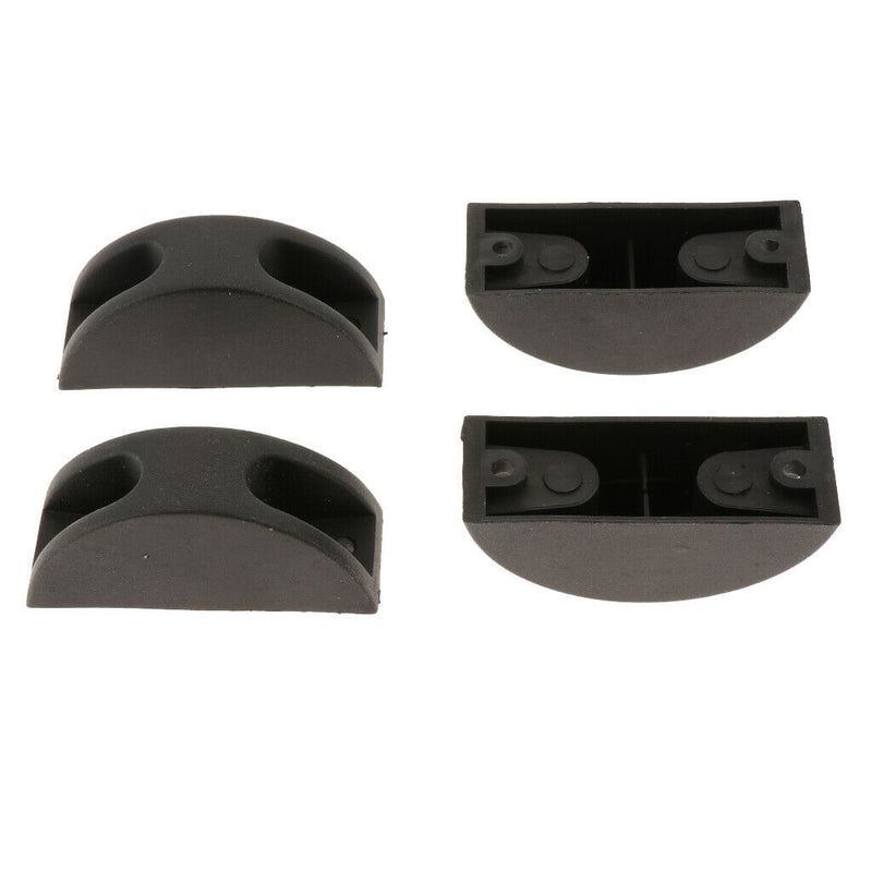 2 Pairs Plastic Stud Feet Footstand Replacement for Luggage/Bag High Quality