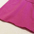 Summer Half Sleeve Long T-shirt Candy Color Loose Women Tops (Rose Red M)