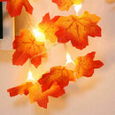 Fairy Lights Artificial Autumn Maple Leaves String Wire Copper Bottle Light