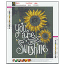 Sunflower Blackboard 5D DIY Full Drill Diamond Paint Embroidery Kits Decor