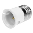 E27 to B22 Converter Light Adapter Lamp Holder Lighting Parts(White)