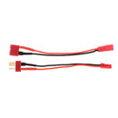 2pcs T Plug (Deans) to JST Plug Battery Connector with 13cm 14awg Cable Wire