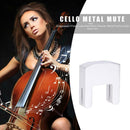 Durable Mute Silencer Delicate Design 2 Prong Cello Mute Silencer for 3/4 4/4 Ce