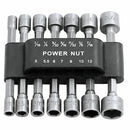 Power Nut Driver Drill Bit Set Metric Socket Wrench Screw Driver Hex + Impa