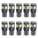 20Pcs T10 1206 9SMD/5630 10SMD Car Auto LED License Plate Light Door Lights