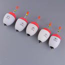 20pcs/lot Super Light EVA Foam Floats Bobbers Sea Rock Fishing Glowing Night