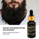 Men's Beard Growth Oil Kit Soften Hair Growth Nourishing Beard Wax M1I1 Enh M1D9
