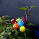 10x Mini Colorful Mushroom Garden Ornaments Miniatures Plant Pot Fairy ES