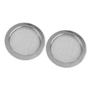 2x Guitar Soundhole Insert Speaker Grills for Resonator Dobro Guitar Chrome
