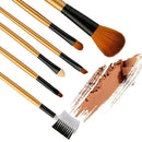 6pcs Makeup Brushes Kit Set Eye Shadow Foundation Powder â€‹Cosmetic Tools