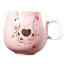 Large Ceramic Coffee Mugs Large Handle for Men Women  U0221 pink