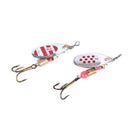10pcs Metal Fishing Lures 6cm Bionic Bait Spins Steel Treble Fishing Hook BX