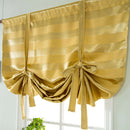 Lovely Blackout Roman Curtain Shade Tie Up Small Window Voile Drape Sheer 04