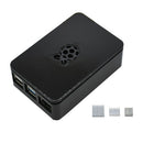 for Raspberry Pi Case Enclosure Box V4 with Heat Sink for Raspberry Pi 4B(B