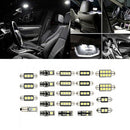 23Pcs Car Inside Light Dome Trunk License Plate Lamp LED White Bulb Read Kit