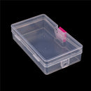 Plastic Clear Storage Box Jewelry Craft Container Organizer Case3CT