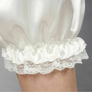 Drawers satin pumpkin pants petticoat small costume White ladies free size