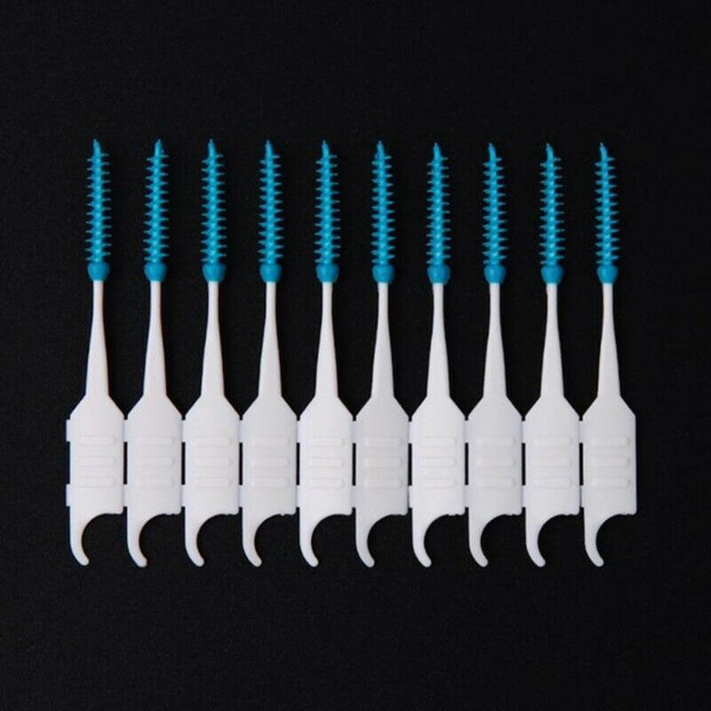 Interdental Brush Dental Floss Teeth Oral Clean Double Head Toothpick G6W5