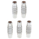5xFemale to Female RCA Connector Joiner Coupler Component 30mm/1.18inch