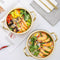 2Pcs Korea Aluminum Instant Noodle Pot Hot Pot Fast Cooling Boiler Round