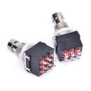 5 pcs 3PDT 9-Pin Guitar Effects Stomp Switch Pedal Box Foot Metal True Bypass 3C